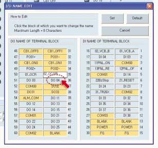 >>GIPAM MANAGER 사용설명서 13. 각 DO 이름입력 14.