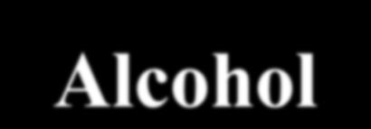 Alcohol 의분해과정 Alcohol