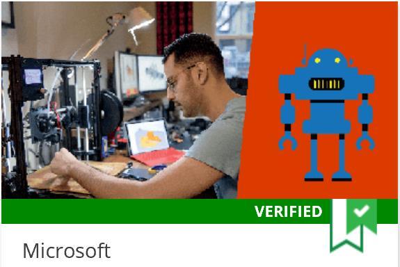 Course 1 : Introduction to Artificial Intelligence (AI) 예상학습기간 : 4 주 1 주일에 3~4 시간학습권고주관기관 : Microsoft 주제 : Computer Science 레벨 : 입문동영상강의 : 영어 과정소개이과정은 Microsoft Professional Program Certificate in