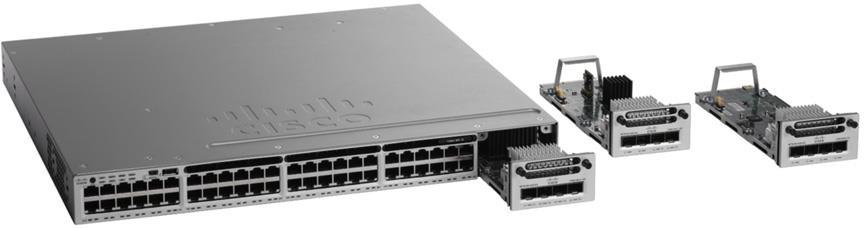 표 1. Cisco Catalyst 3850 시리즈구성 모델 전체 10/100/1000 이더넷포트 기본 AC 전원공급장치가용 PoE 전력 StackPower WS-C3850-24T 24 350WAC - 예 WS-C3850-48T 48 WS-C3850-24P 24 PoE+ 715WAC 435W WS-C3850-48P 48 PoE+ WS-C3850-48F