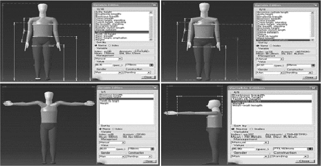 Measurement items for worker body dimension Measurement Items 1 Weight 2 Stature 3 Waist height(omphalion) 4 Span 5