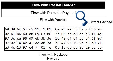 2.2 Cap to Flow with Packet Traffic Capture과정을통해패킷단위로구성된 cap 파일을 Flow with Packet형태로구성하기위한단계이다.