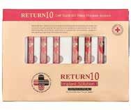 Return10 Implant Solution I Kit Cell Touch Bio Meso Therapie Sysyem (Professional) 4 ml x 8 syringes The product is a cosmetic developed from various functional