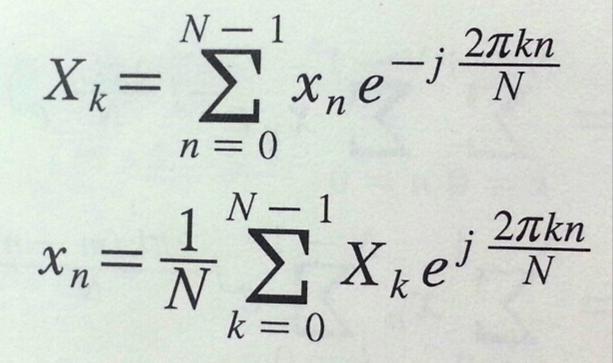 FFT (Fast Fourier Transform) DFT & FFT DFT 연산을하기위해하나의표본 Xk 을계산하기위해 N개의복소수곱셈과