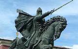 Notas culturales 스페인의문학 1. 엘시드의노래 (Cantar de Mio Cid) 실존인물이었던카스티야 (Castilla) 왕국의기사로드리고디아스 (Rodrigo Díaz de Vivar 1043 1099), 일명엘시드 (El Cid) 의영웅적인업적에대해노래한서사시로서스페인문학사최초의작품이다. 대략 1200 년경에쓰인것으로알려져있다. 2.