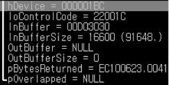 [ 그림 1-16] Call EAX 을통한각각의 Function 을호출 특정연산으로 Rootkit 의이름을설정하고, FindResource() 를이용하여 Rootkit 을드롭하고해당 Rootkit