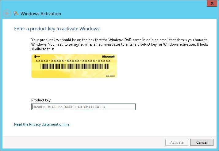 Windows Server 2012 정품인증 Activation grace period 는더이상없음