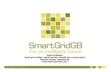 영국스마트그리드시장진출을위한비즈니스미팅 적 ㆍ영국에서진행될 Smart Grid 프로젝트파트너발굴ㆍBritish Gas Ltd.
