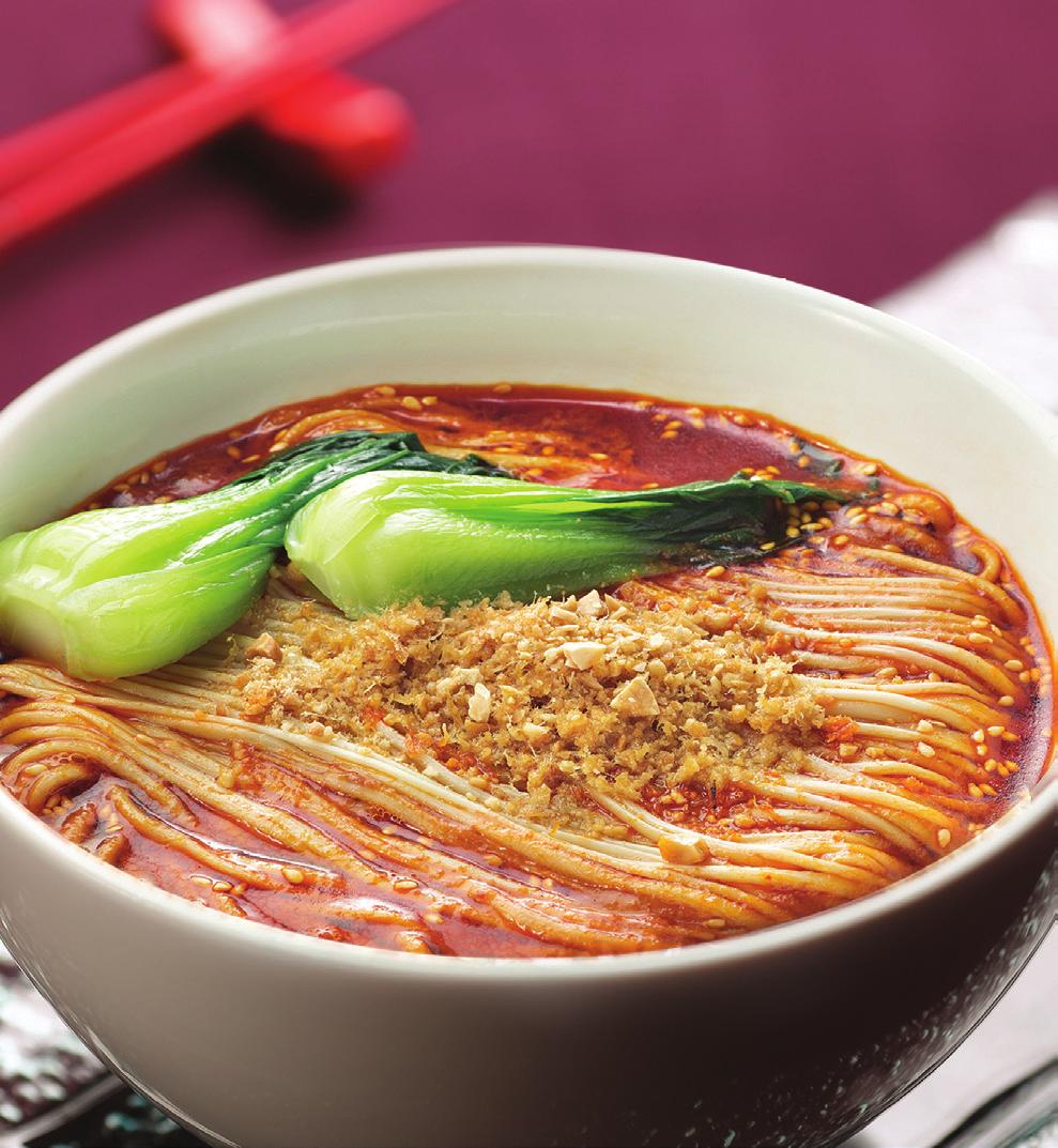 Noodle & Rice 面或饭 식사 비취 산슬면 什锦海鲜辣汤面 Soup Noodle with Sea Cucumber &