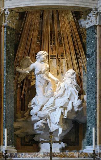 6 로마의 < 산타마리아델라비토리아성당 > 에서보는그림속성서 지극한환희데레사의법열 로마북서쪽에위치한산타마리아델라비토리아성당 (Chiesa di Santa Maria della Vittoria) 은조반니로렌초베르니니 (Giovanni Lorenzo Bernini, 1598~1680) 의제단조각작품 데레사의법열 The Ecstasy of Saint