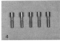(2) Gold UCLA hexed abutment(guch1, Implant Innovations, USA) 지대나사길이측정을위해지대주 (abutment) 의치관부를제거하였다 (Fig. 1, 2).