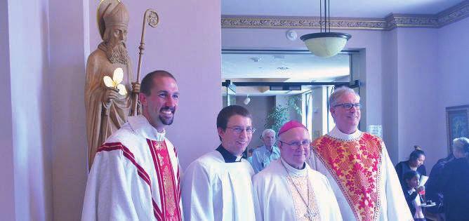MEETINGS, EVENTS AND CLASSES The Admission to Candidacy Rite On August 6, during the 10:30 am Mass presided by Bishop Michal Warfel, John Pankratz publicly declared his intention to pursue Holy