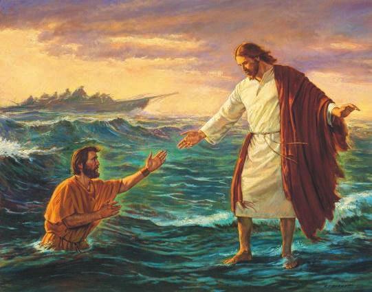 In the Gospel, we read: After he had fed the people, Jesus made the disciples get into a boat and precede him to the other side,while he dismissed the crowds.