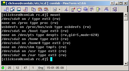 mount 디스크관리 (7/8) 리눅스에서모든블록장치는마운트하여사용 Syntax mount -t <