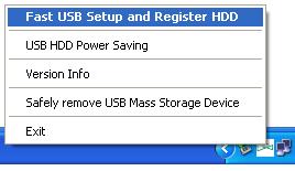 4) Safely Remove USB Mass Storage Device : After using Fast USB/Power Saving Mode, please remove Wizplat with [Safely Remove USB Mass Storage Device]. 5) Exit : Finish to WUHA.
