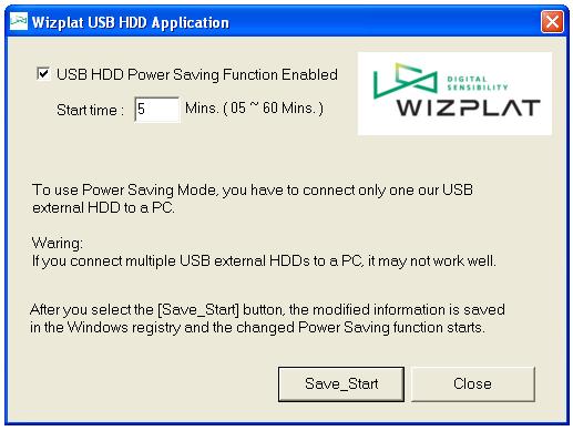 Installation Guide 7. How to use Power Saving Mode Enter the time setting and click [Save_Start]. (5min to 60min) 8.