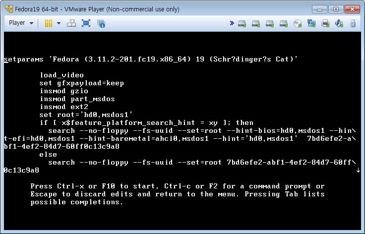 05 부트로더 단일사용자모드로부팅하기 2 GRUB 편집모드로전환하기 : GRUB Boot