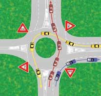 우회전시, 길을건너고자하는보행자와옆에서자전거를운전하고있는사람은없는지확인하도록합니다. 분리된고속도로또는차선이많은고속도로에서는건너려는모든차선에있는차량을주의해서살펴보십시오. 안전할때만좌회전또는우회전하십시오. 모든모퉁이에 STOP( 정지 ) 표지판이있을때는일단정지한다음, 위에설명된규칙을따르십시오.