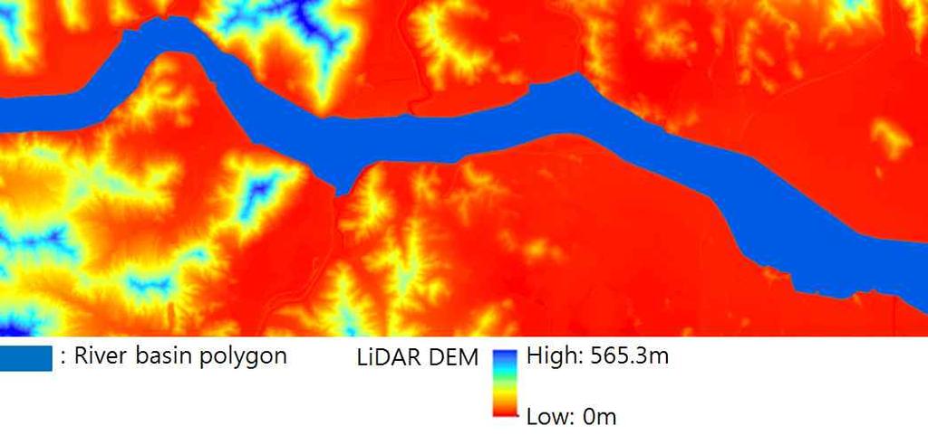140 FIGURE 3. Generated river basin polygon from the LiDAR DEM (a) First river basin imagery (b) Second river basin imagery (c) Third river basin imagery (d) Fourth river basin imagery FIGURE 4.