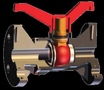 Flanged ball valve Features & Benefits 05 PTFE thrust bearing washer to reduce torque provides smoother operation