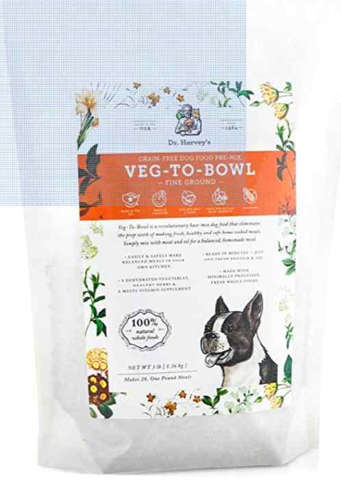 Harvey s veg-to-bowl dog food, human grade