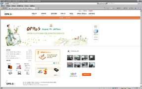 그림 5-10 은 www.opros.or.kr 인 OPRoS 홈페이지이며, 최근에새롭게오프 로스개발및사용을위한사이트 www.ropros.