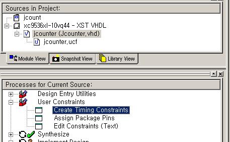 6.5 Create Timing Constraints Constraints Editor