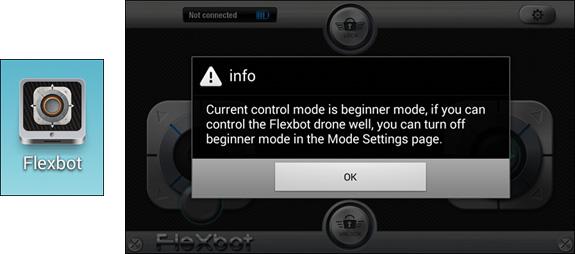 3 스마트폰을 이용하여 컵드론 조종하기 컵드론은 안드로이드 운영체제 기반의 Flexbot