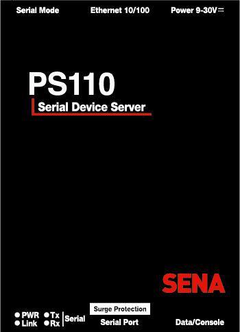 그림 2-1 PS110 의패널레이아웃 2.1.2. PS410/810 패널레이아웃 그림 2-2와그림 2-3에보여지는것처럼 PS410/810 에는상태표시를위한세그룹의 LED 지시램프가있습니다 ( 예 : System, Ethernet 그리고 Serial Ports).