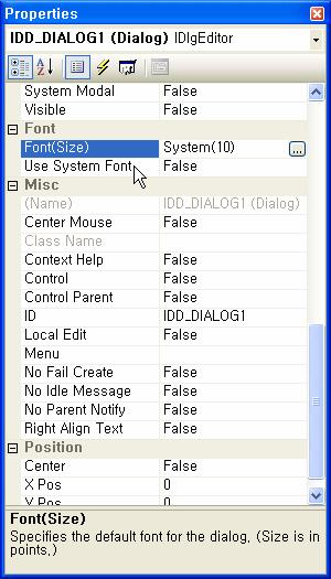 대화상자편집기 탭순서변경후 리소스스크립트 대화상자편집기 대화상자속성 IDD_DIALOG1 DIALOG DISCARDABLE 0, 0, 187, 98 STYLE DS_MODALFRAME WS_POPUP WS_CAPTION WS_SYSMENU CAPTION "Dialog" FONT 10, "System" BEGIN EDITTEXT