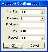 4 장. 포트설치및제거 IP Address : 사용할 Portbase 장치의 IP 주소. 새로설치될모든포트에공통적으로적용된다. Port : 사용할 Portbase 장치의포트번호. 설정된값을시작으로하여 1 씩증가된포트번호로설정된다. Protocol : Portbase 장치와의통신방식을결정. 새로설치될모든포트에공통적으로적용된다. COM : 일반적인 COM 모드로동작시선택 ( 디폴트로선택 ) Encryption : 디바이스서버와데이터를암호화하여통신시선택 ( 암호화방식은국내표준대칭키방식의 128비트블록암호화알고리즘인 SEED 를사용한다.