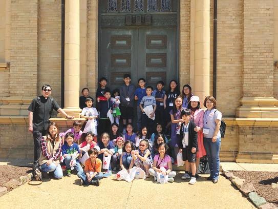 I truly believe that the students felt the way of the Chris an life by experiencing the replicas of Holy Land shrines.