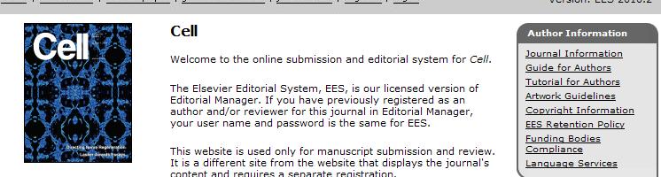 Submit your Article 클릭.