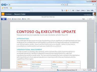 이젂버젂에서 Microsoft Office 2010 으로업데이트되면서크게바뀐부분은무엇입니까?