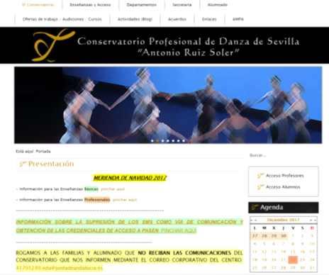 Ⅰ. 현지동향 <2> 유형예술인복지장르댄스 http://www.elmundo.es/andalucia/2017/12/12/5a2fbdabe5fdea5c2a8b4574.html 관련링크 http://www.conservatoriodanzasevilla.