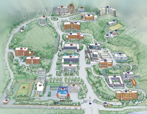 한국교통대학교 CAMPUS MAP 공학 인문사회중심충주캠퍼스 에너지및부품소재분야융합기술의실무형인재양성 차세대 IT