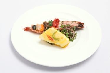 Chestnut Porridge 생율죽 Steamed Shrimp in Royal Cuisine