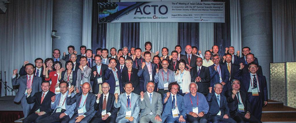 제2호 학술대회 초청 해외 연자 2015년도 제6차 ACTO 및 제20차 하계학술대회 일 시 : 2015년 8월 20일(목) ~ 22일(토) 장 소 : 광주 김대중 컨벤션센터 2015년도 제20차 하계학술대회는 The meeting of Asian Cellular Therapy Organization (ACTO) 과 함께 개최되었다.