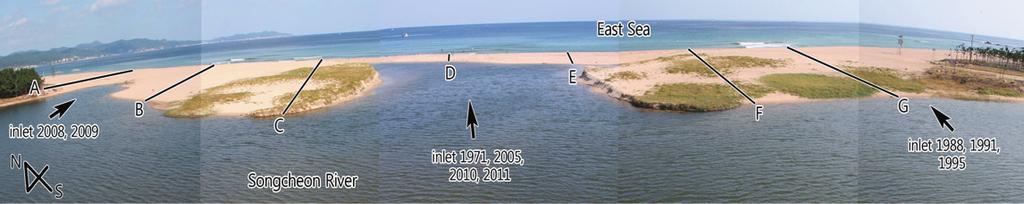 river mouth, study area(source: Daum map).