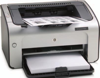 HP 레이저젯 P1006 프린터는인쇄품질의저하없이기능성과초소형디자인을제공하므로어떤사무실의책상에도잘어울리는조합입니다.