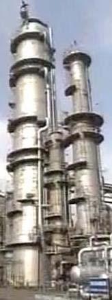 경유및상압잔사유로분리하는공정 - Crude distillation tower - Cold reflux system - Pump around system - Hot