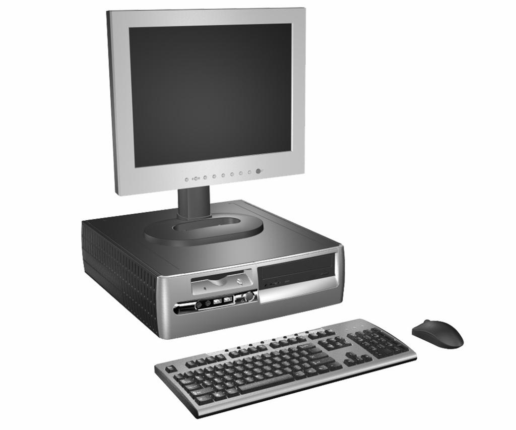 1 제품부품 표준구성부품 미니타워 HP Compaq 소형장치부품은모델에따라다를수있습니다. 컴퓨터에설치된모든하드웨어와소프트웨어목록을보려면 Diagnostics for Windows 유틸리티를실행하십시오.
