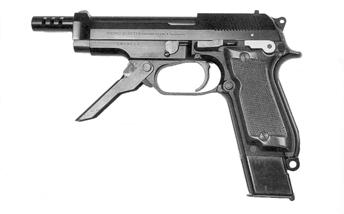 4. 기관포 그림 2. Beretta model 93R. 그림 3. 자동권총 (Ingram SMGS, 600 rds/min).