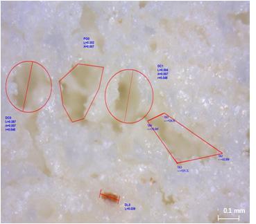 1 Morphology 본연구의성형체의구조적특성을파악하기위해 microscope를통하여순수 Polyurethane 성형체와난연제첨가형, Sodium silicate 첨가형및경량 Inorganic filler 충진형성형체의 morphology를확인하였을때, Fig.