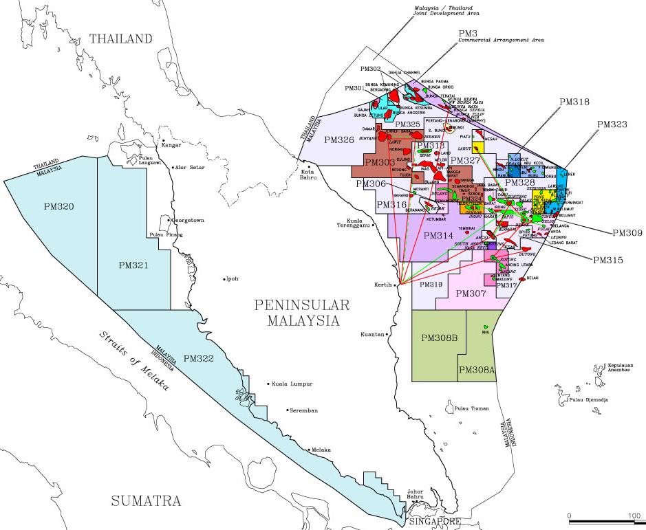 - 제9차말레이시아개발계획에따르면, Sabah 州및 Sarawak 州를중심으로탐사정의지속적인시추가이루어지고있으며, 중점적으로심해 200m 이상또는 1km 이상에서의유전탐사활동에국제석유회사를유치함.
