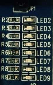 LED 8 개를 PORTC 에연결하여 PORT 제어를실습할수있게디자인되어있으며각각의 LED