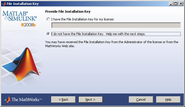 4. File Installation Key를받아야합니다.