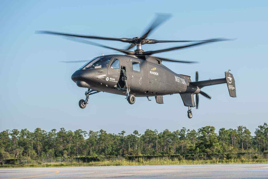 미시코르스키사, S-97 Raider 헬리콥터첫비행시험 시코르스키사는지난 5월개발중인 S-97 헬리콥터의첫비행시험을실시하였음.