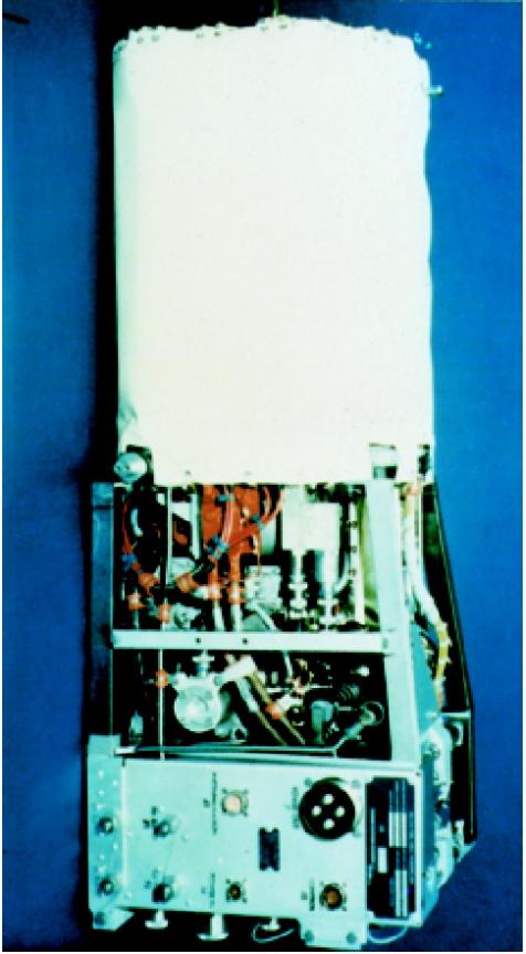 갈바니 전지의 설치 모양 우주 프로그램에서 사용되는 수소-산소 연료