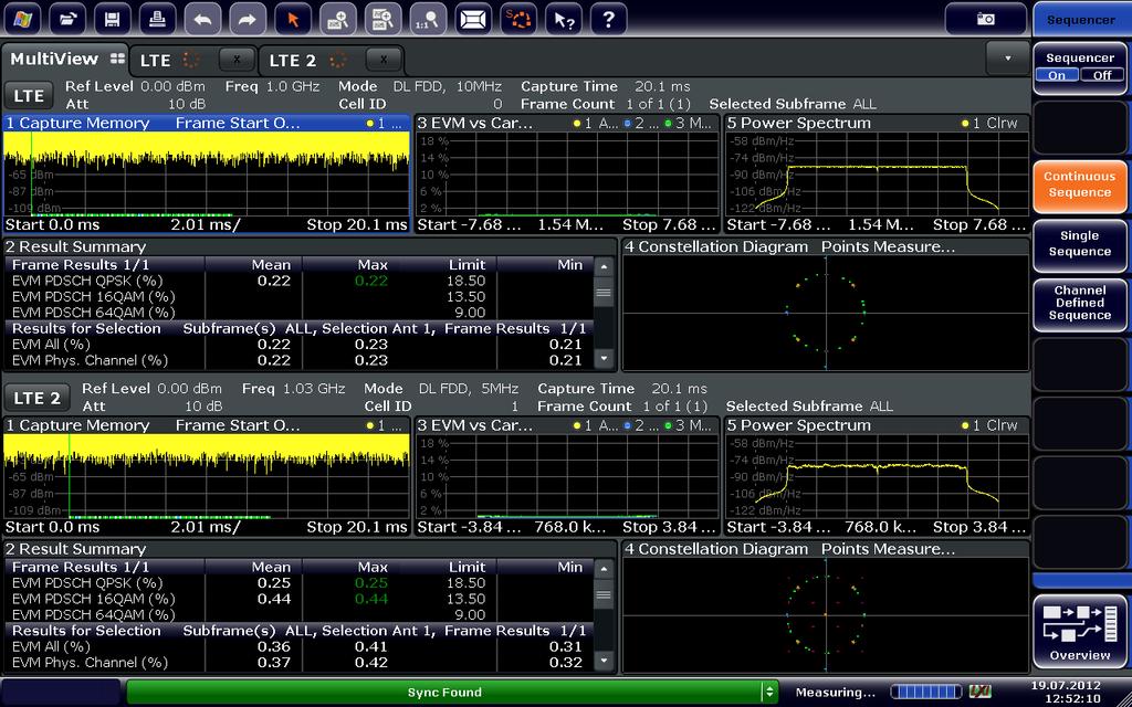 Vector Signal Analysis ı Standard Option LTE, WCDMA 등과같이정해진규격을미리 FW 상에구현한방식